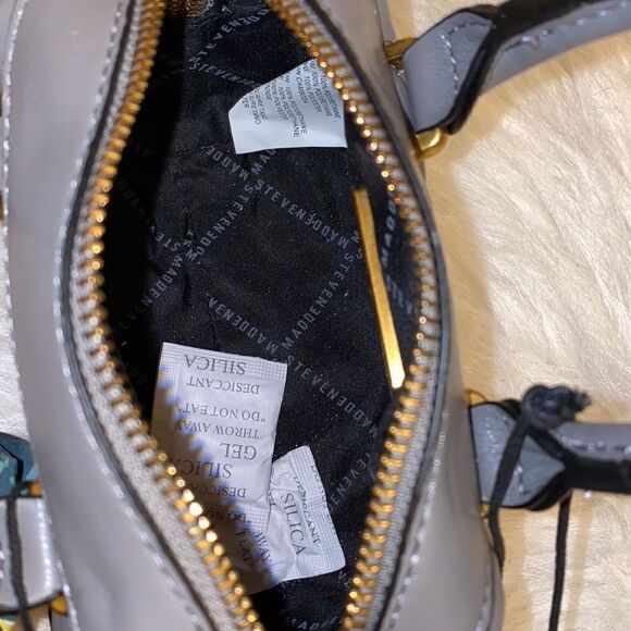 NWT Steve Madden Mini Crossbody - Grey - Picture 10 of 14
